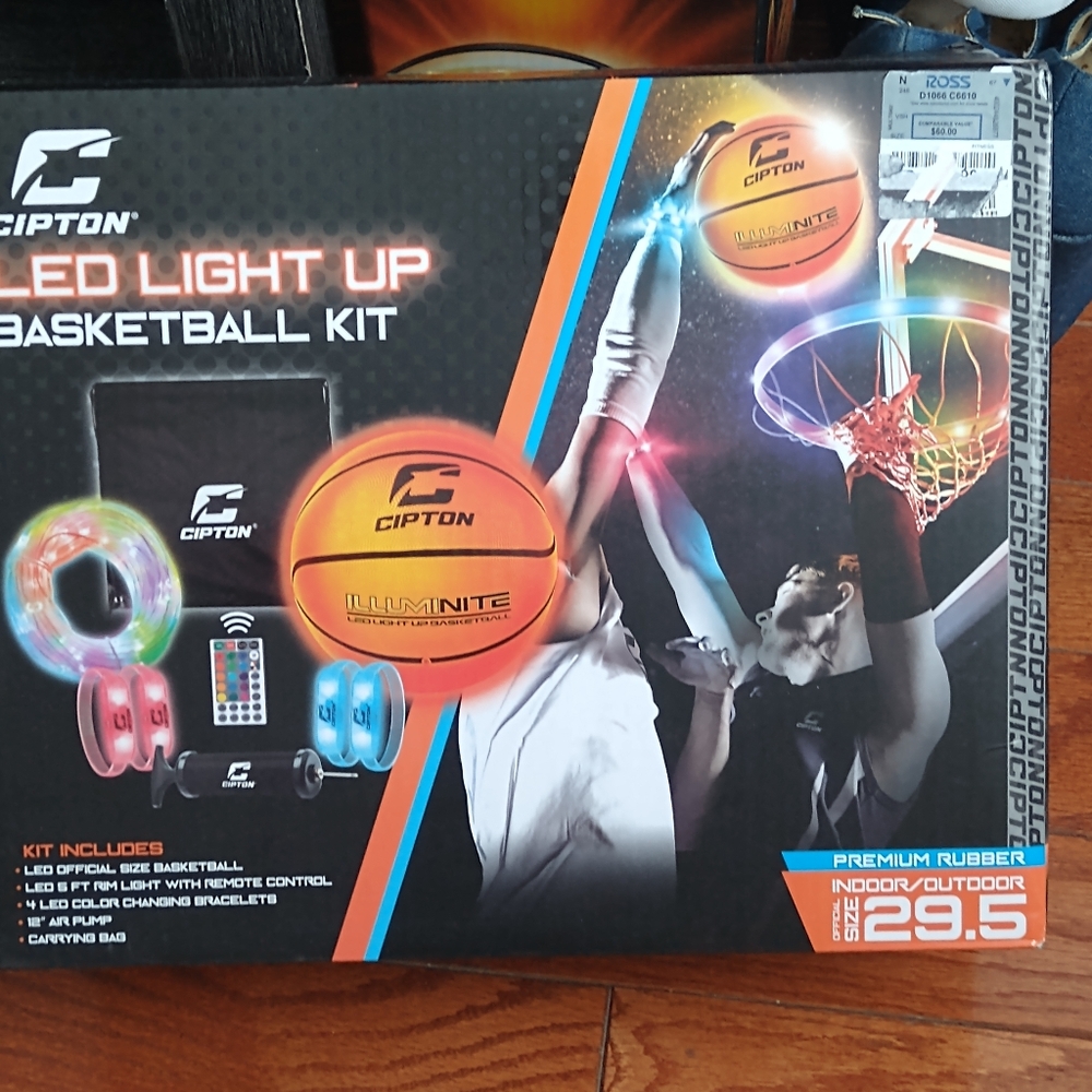 Led light up basketball kit